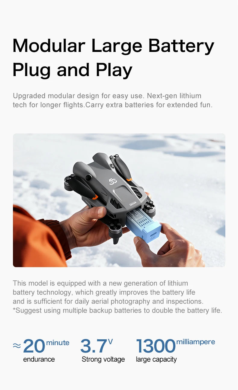 GT50 Camera Drone with Screen Remote & FPV