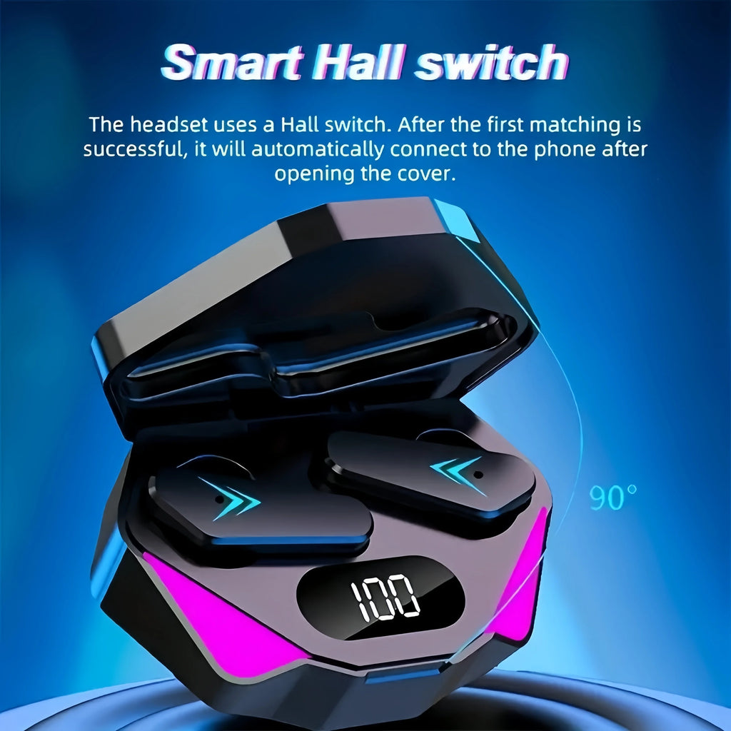 X15 TWS Wireless Bluetooth Earbuds — Deep Bass, Touch Control & Long Battery Life