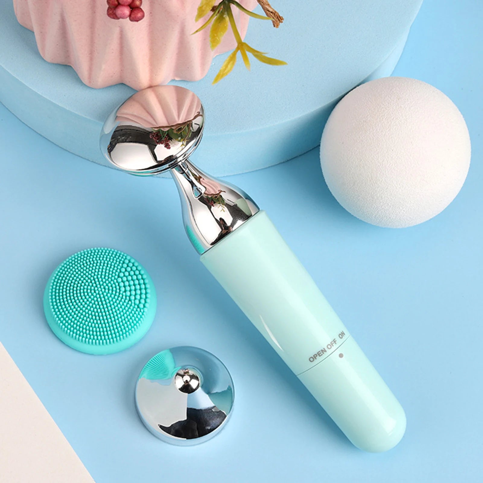Deep Cleansing Facial Beauty Massager – Skin Firming, Wrinkle Reduction & Collagen Stimulation