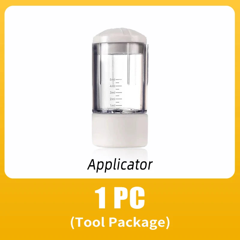 Scalp Applicator & Mini Head Massager — Roller Ball Brush for Hair Growth Liquid
