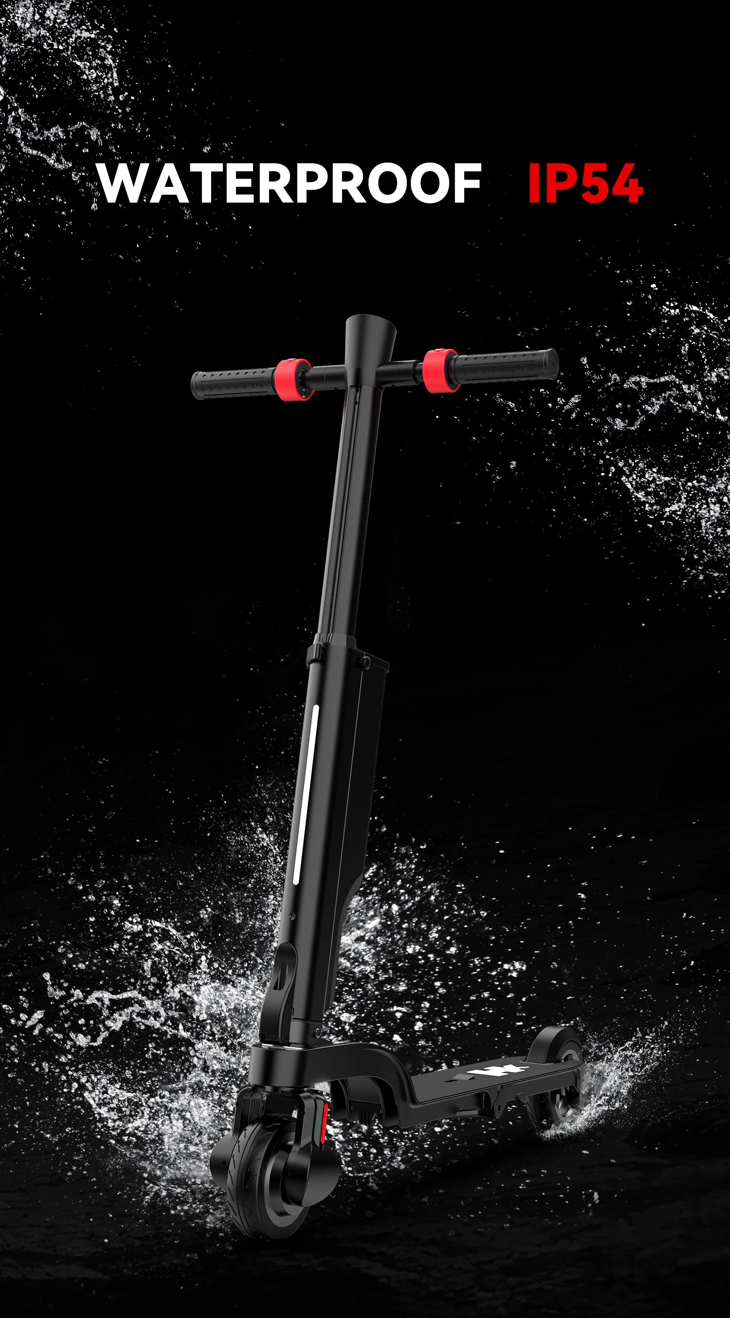 HX X6 Foldable Electric Scooter — 350W, 25 km/h, 36V, 5.5" Tires, Disc Brake, IPX54 for Adults