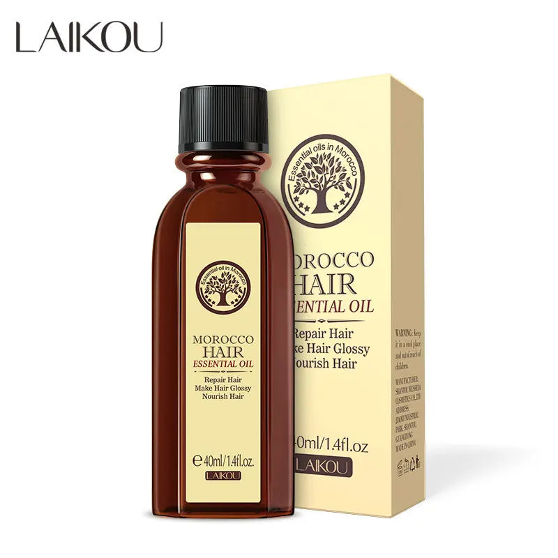 Moroccan Pure Argan Oil Hair Treatment — Leave-In Frizz & Dryness Repair Oil