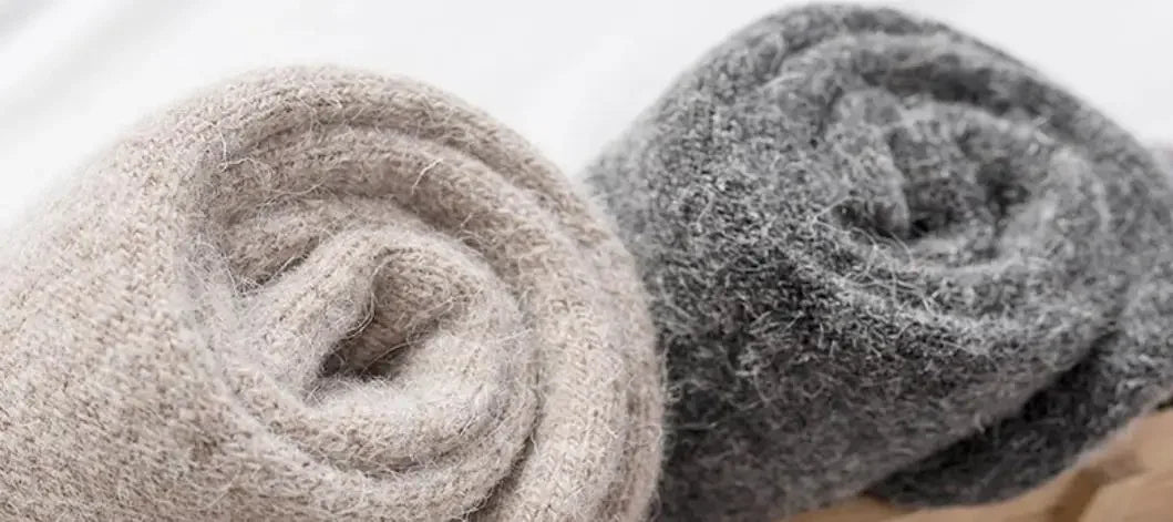 Men's Thick Merino Wool-Blend Winter Socks