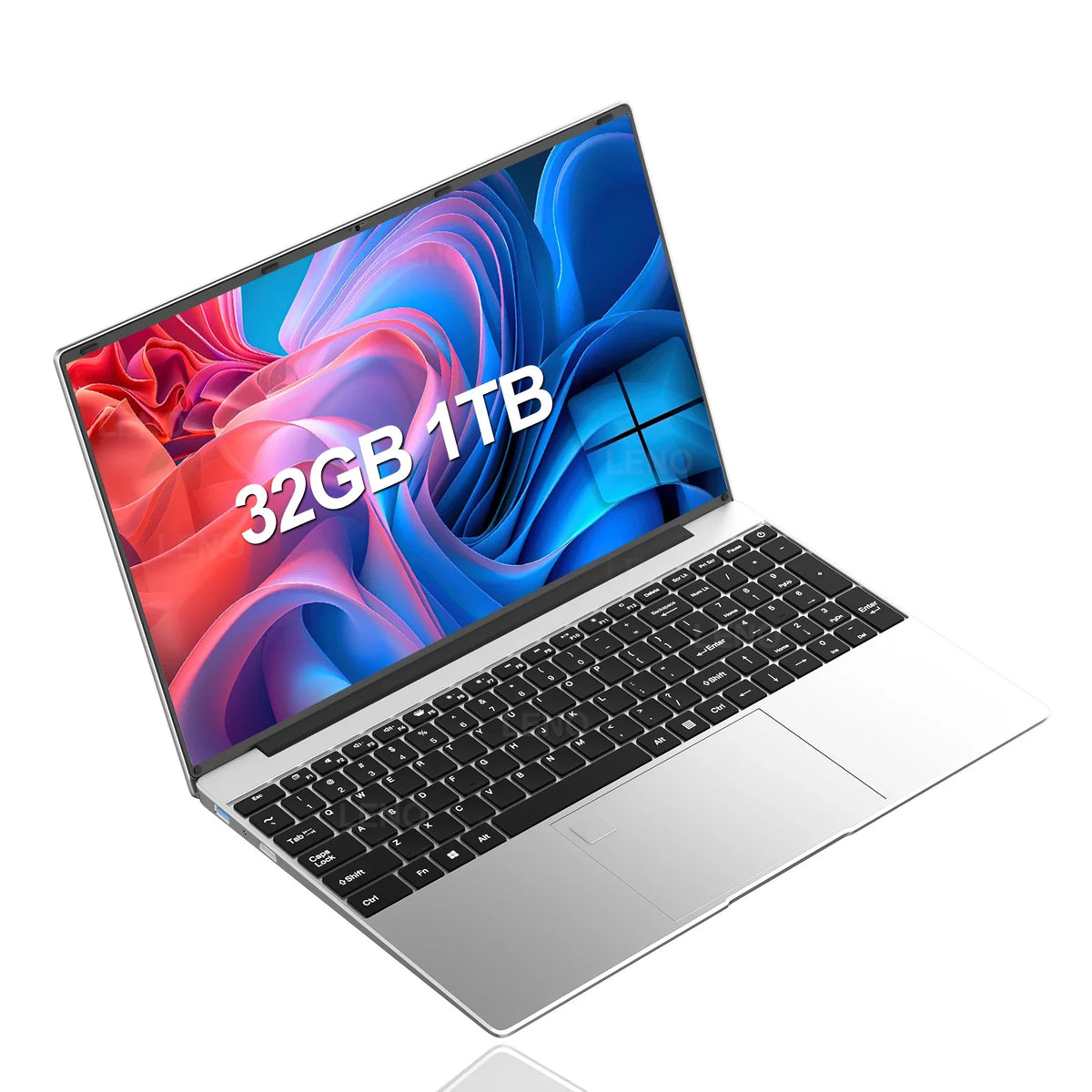 15.6" Intel Slim Laptop – Fingerprint, Backlit Keyboard, Up to 32GB DDR4, 2TB SSD, Windows 11