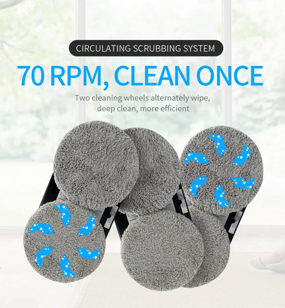 Ultra Thin Window Cleaning Robot – Electric Remote Control Glass Cleaner for Home