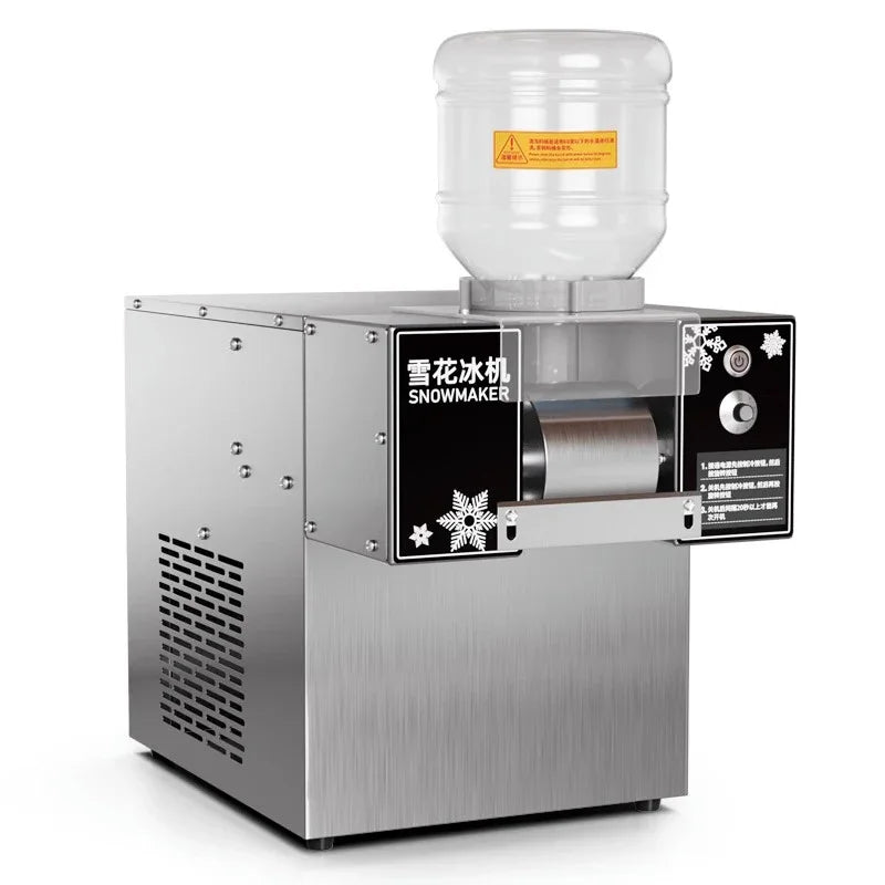 Mini Snow Ice Shaver Machine – 60KG/24h Snowflake Bingsu Maker 110V/220V