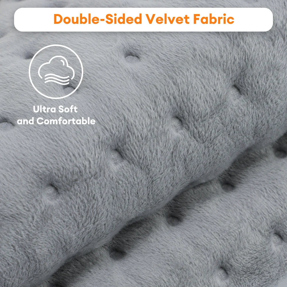 Electric Heating Pad — 9 Levels, 4 Modes, Timer, 30x60cm Washable Heated Blanket for Back, Shoulder & Knee