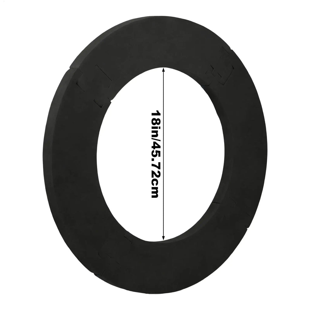 Dartboard Surround – 18-Inch Wall Protector, Noise Reduction Foam Ring for Steel Tip Darts, Game Room & Bar