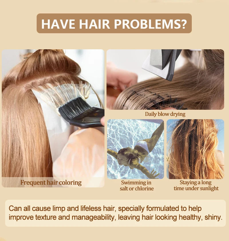 PURC Brazilian Keratin Hair Treatment Straightening Smoothing For Deep Curly Hair Treatment Professional Hair Care Products PURE