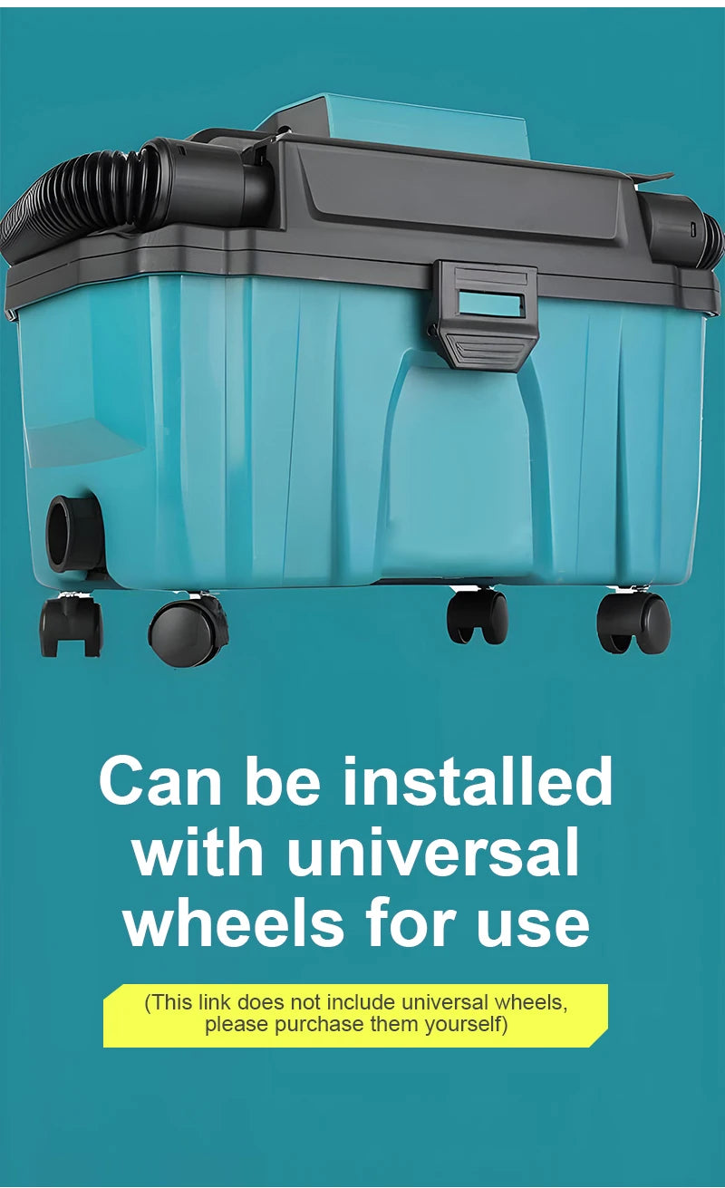 Industrial Drum Vacuum Cleaner – Brushless Dust Collector for Makita (No Battery)