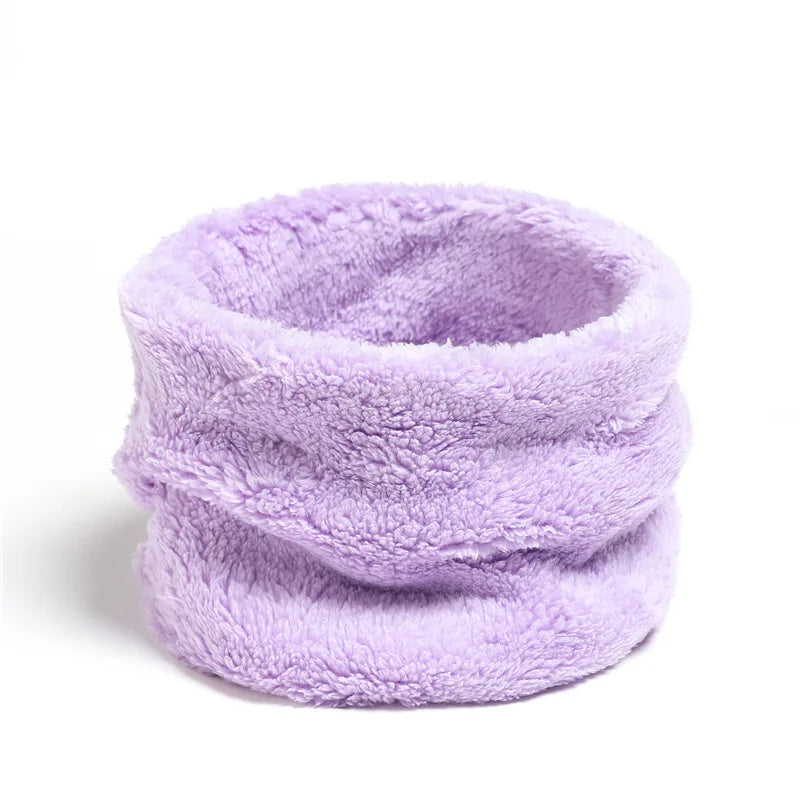 Winter Plush Ring Scarf — Warm Neck Warmer Unisex