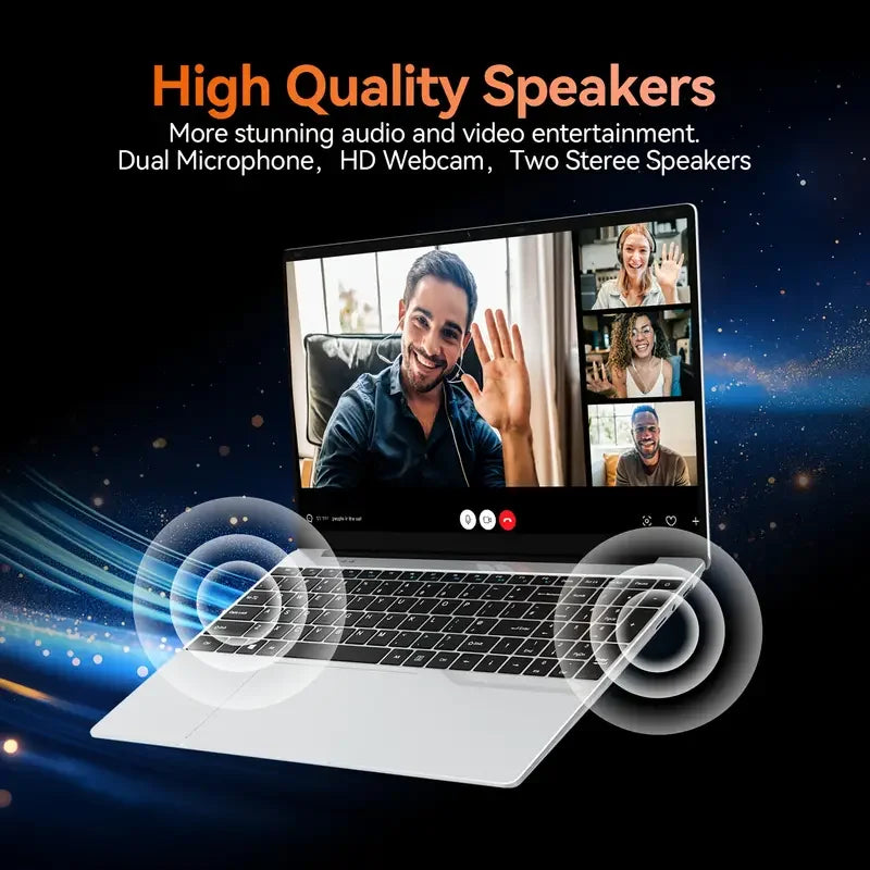 14.1" Intel Core i3-6100U Ultra Slim Laptop – Up to 32GB DDR3, 2TB SSD, Windows 11 Pro