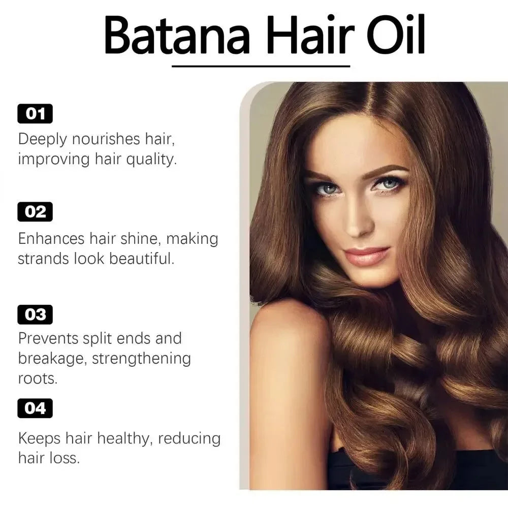 Batana Oil Conditioner For Hair Growth 100% Natural Prevent Hair Loss Increase Hair Thickness And Smoothness Hair Care Products