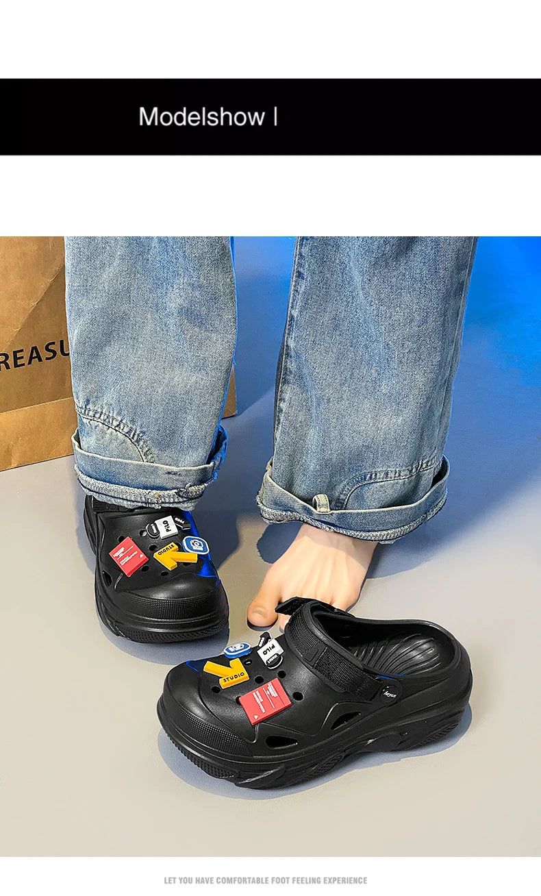 Women's Anti-Slip Platform Slippers – Lightweight Breathable Fishing Sandals