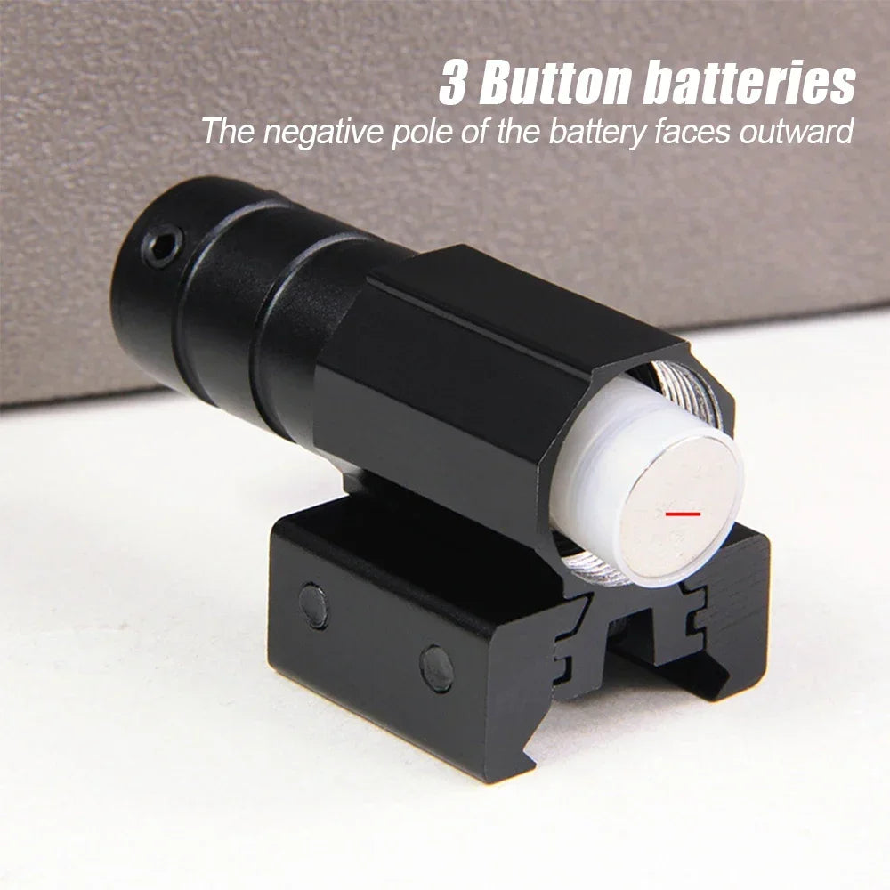Mini Red Dot Laser Sight – Adjustable 635-655nm with 11mm/20mm Rail Mount