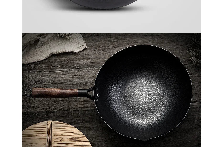 32cm Flat-Bottom Wok – Stir-Fry Pan