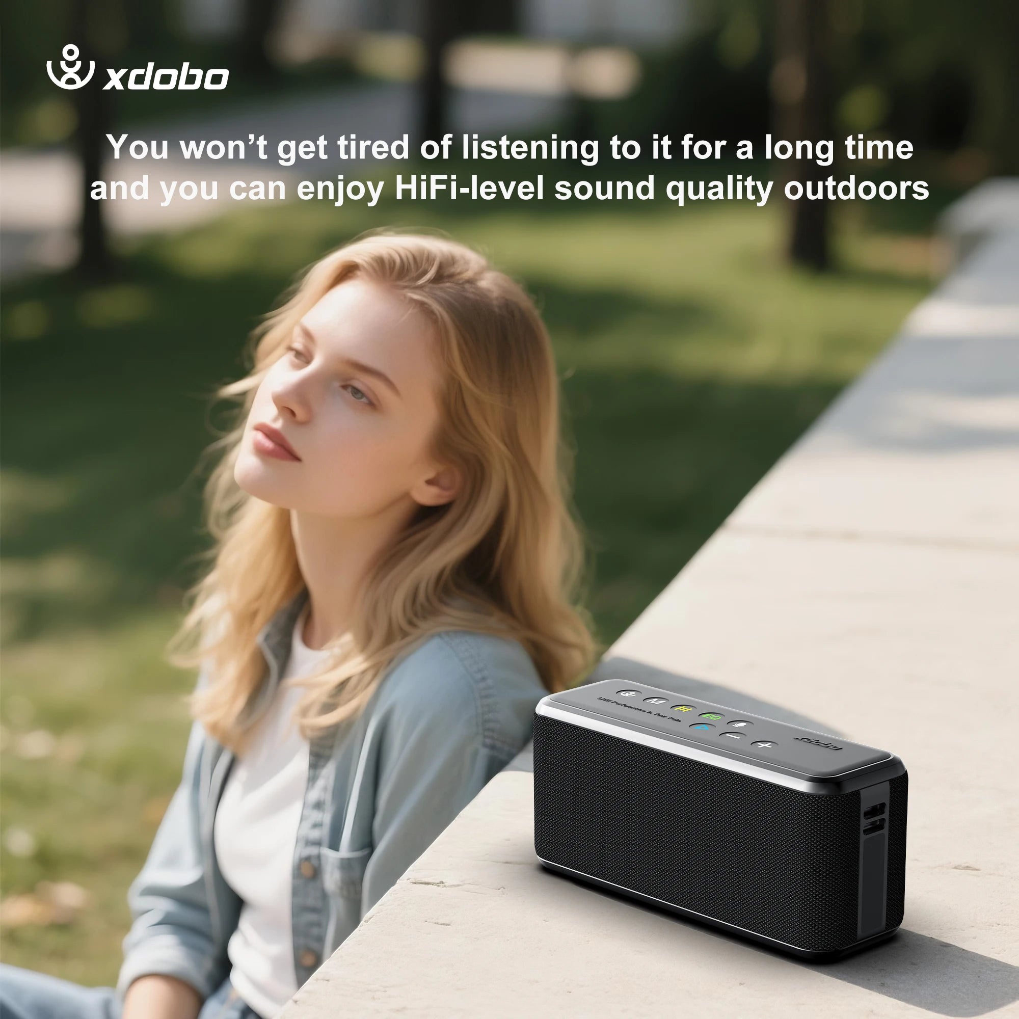 XDOBO X8 Max Portable Bluetooth Speaker — High-Power Outdoor Sound with LED Lights