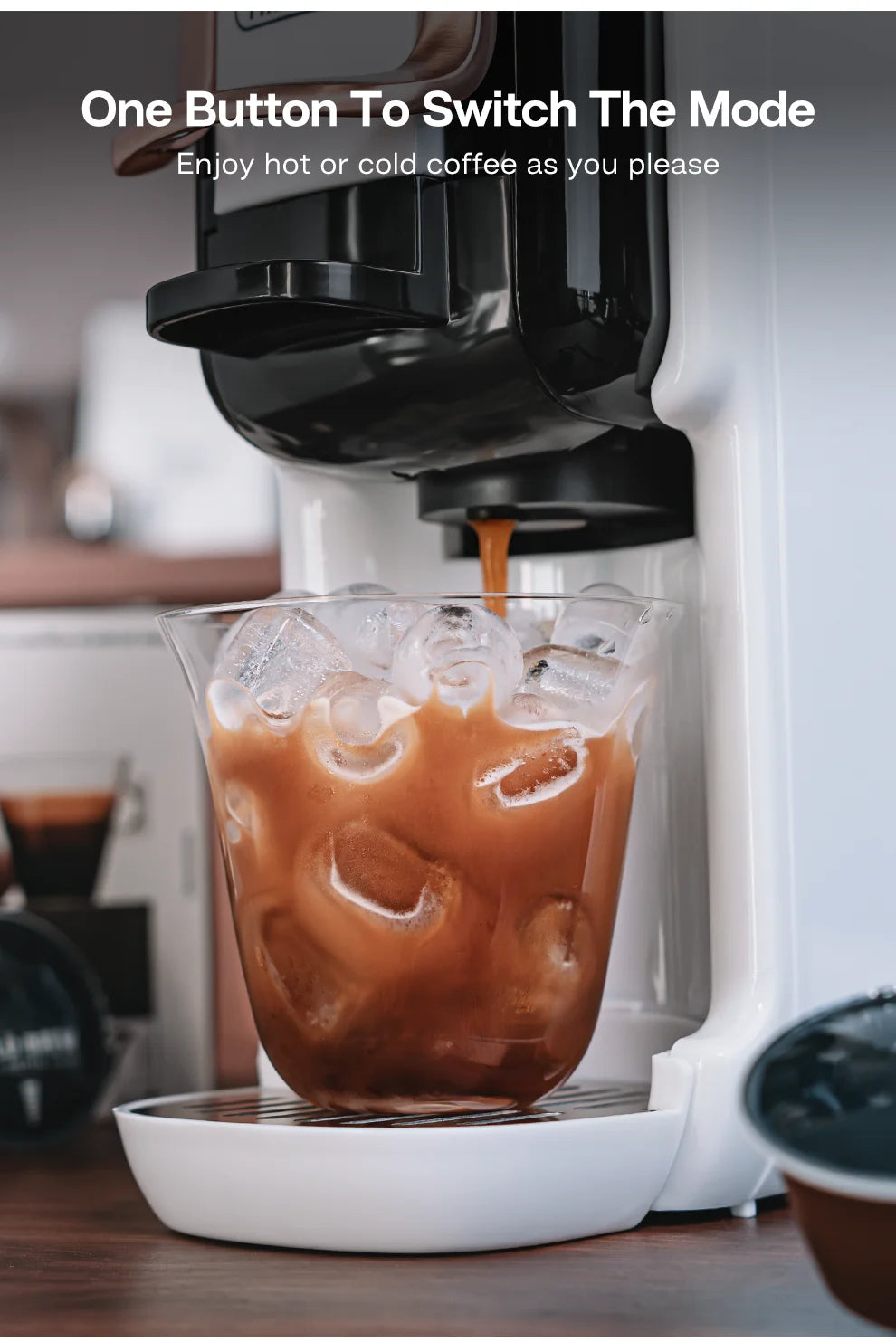 One Machine. Every Coffee. — HiBREW 5-in-1 Capsule Coffee Maker | 20 Bar, Hot & Cold, Nespresso, Dolce Gusto, K-Cup & Ground