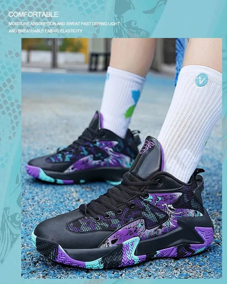 Women's Non-Slip Basketball Sneakers – Lightweight Casual Tennis Shoes