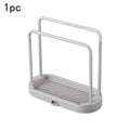 Kitchen Sink Drain Storage Basket — 2-Piece Sponge & Rag Drainage Shelf Organizer