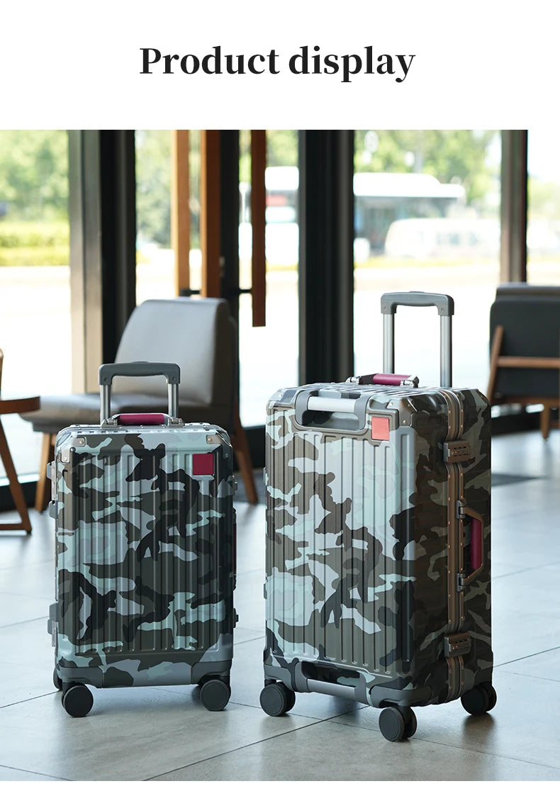 PC Wide-Handle Carry-On Luggage – 20–30 Inch