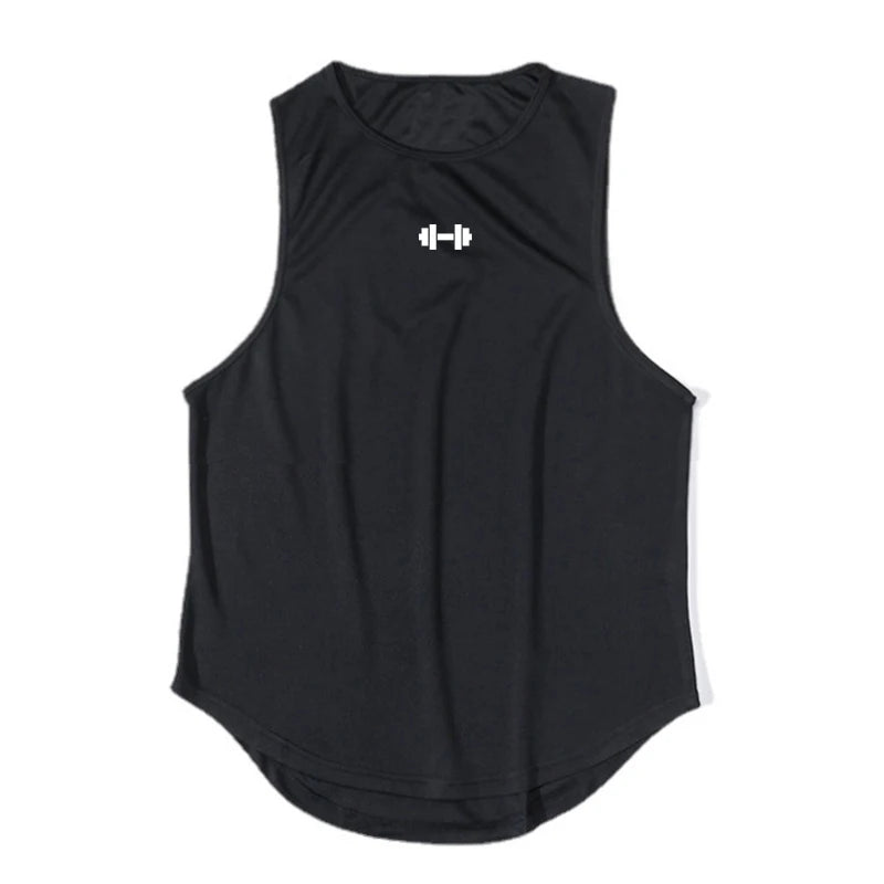 Men's Gym Tank Top Sleeveless Shirt — Athletic Training Vest