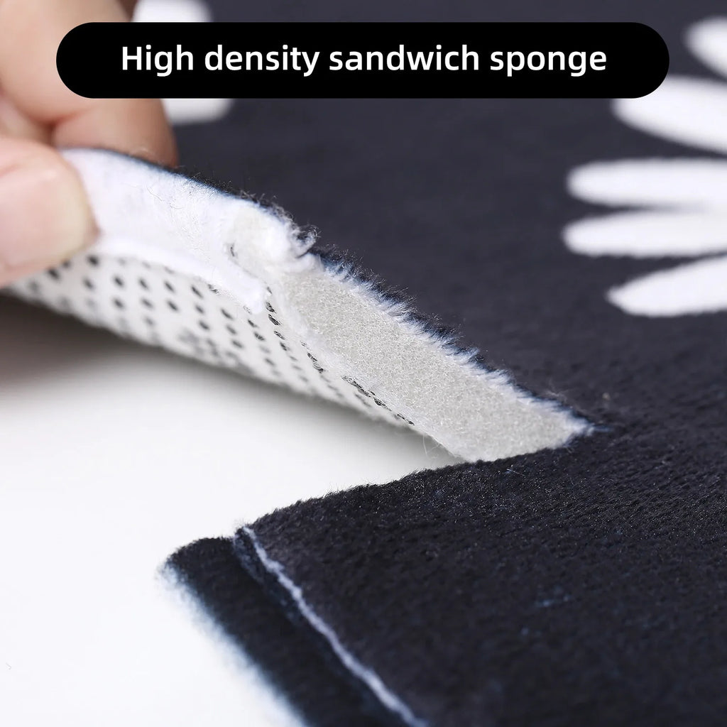 Non-Slip Absorbent Kitchen & Bathroom Floor Mat – Washable, Rubber Backing, PVC-Free, BPA-Free, 5 Sizes