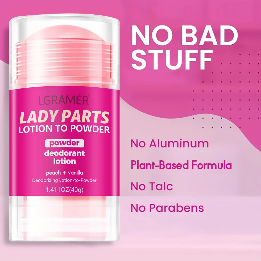 Women's Peach Vanilla Deodorant Lotion – Multi-Fruit Long-Lasting Fragrance