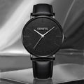 Men's Fashion Leather Quartz Watch & Bracelet Gift Set | Business Brown Wristwatch