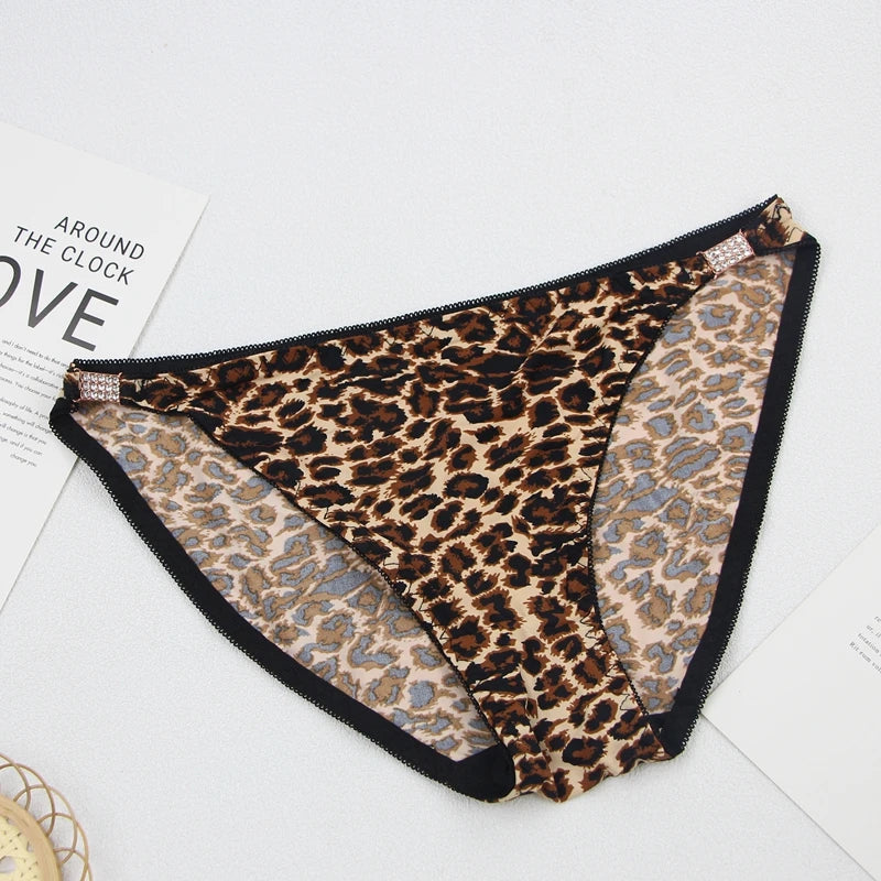 Sexy Leopard Print Push-Up Bra & Underwear Set