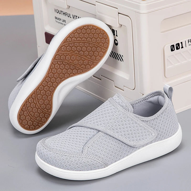 Adjustable Open-Toe Diabetic Shoes for Elderly – Wide Fit Orthopedic Sandals
