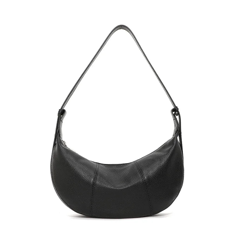 badiman 100% Genuine Cowhide Leather Tote Shoulder Crossbody Bag – Vintage Rivet Sequin Commuter Handbag for Women
