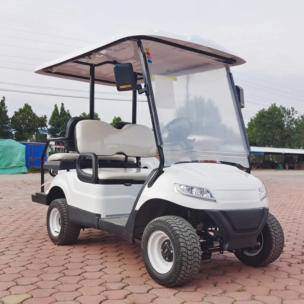 Street Legal 2-Seat Electric Golf Cart — 48V–72V AC Controller, 5000W Motor