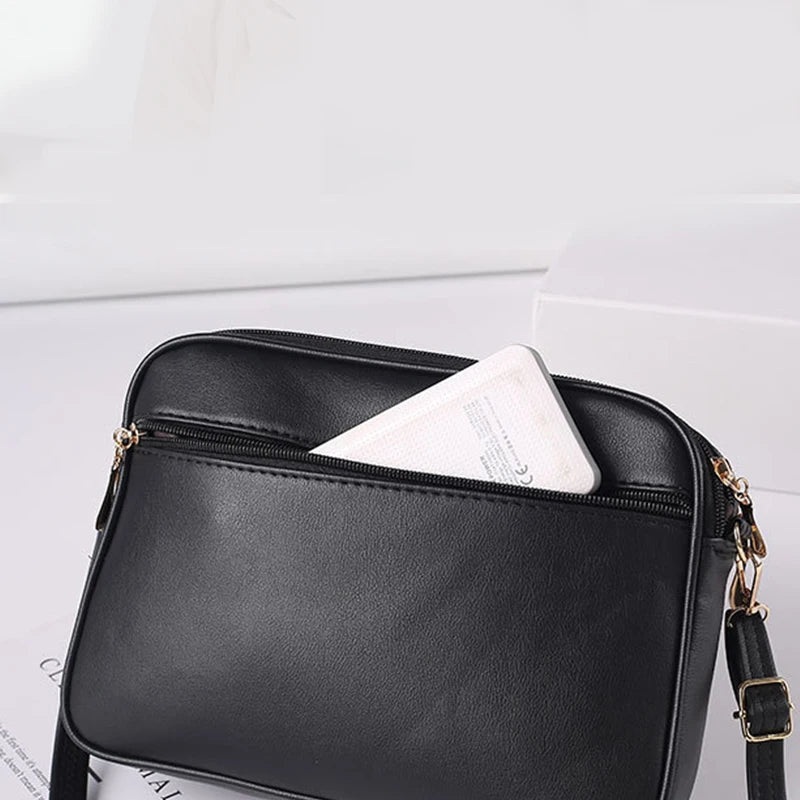 Soft PU Alligator Flap Crossbody Bag – Tassel Shoulder Purse for Women