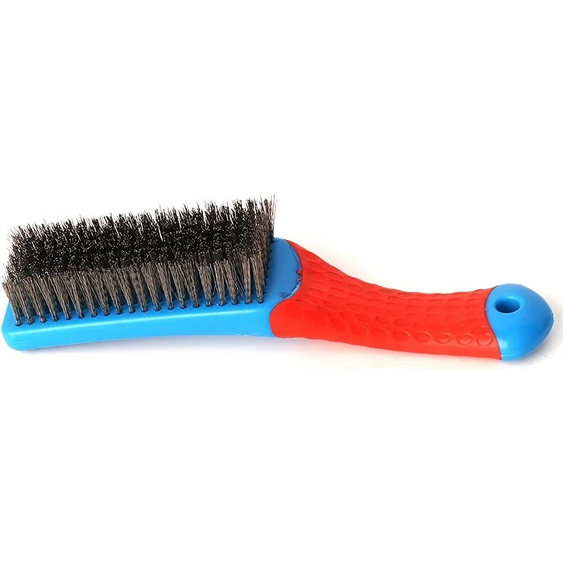 Heavy-Duty Stainless Steel Wire Brush – Rust, Paint & Welding Slag Removal with Comfortable Handle