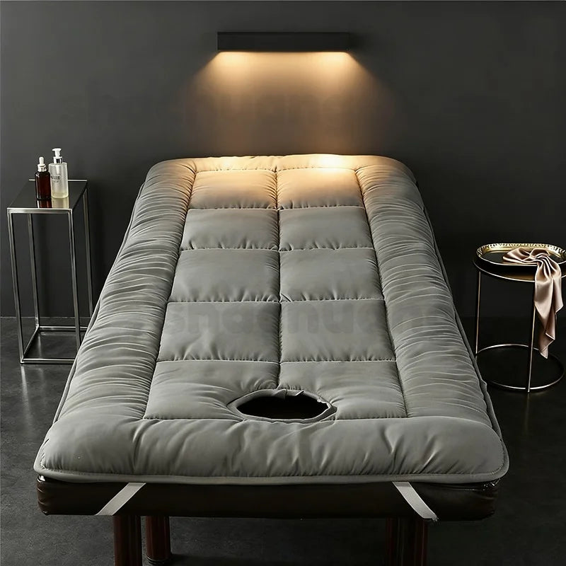 Professional SPA Massage Table Pad – Foldable Facial Bed Cushion with Elastic Bands