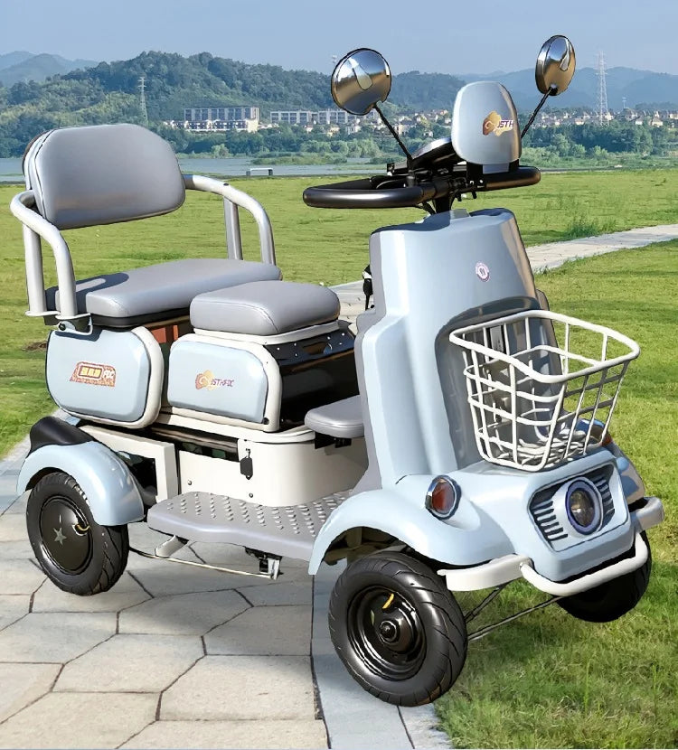 4-Wheel Mobility Scooter for Seniors, 650W Power Assist