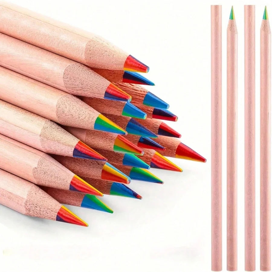 Rainbow Drawing Pencils in 6, 12 or 24 Packs