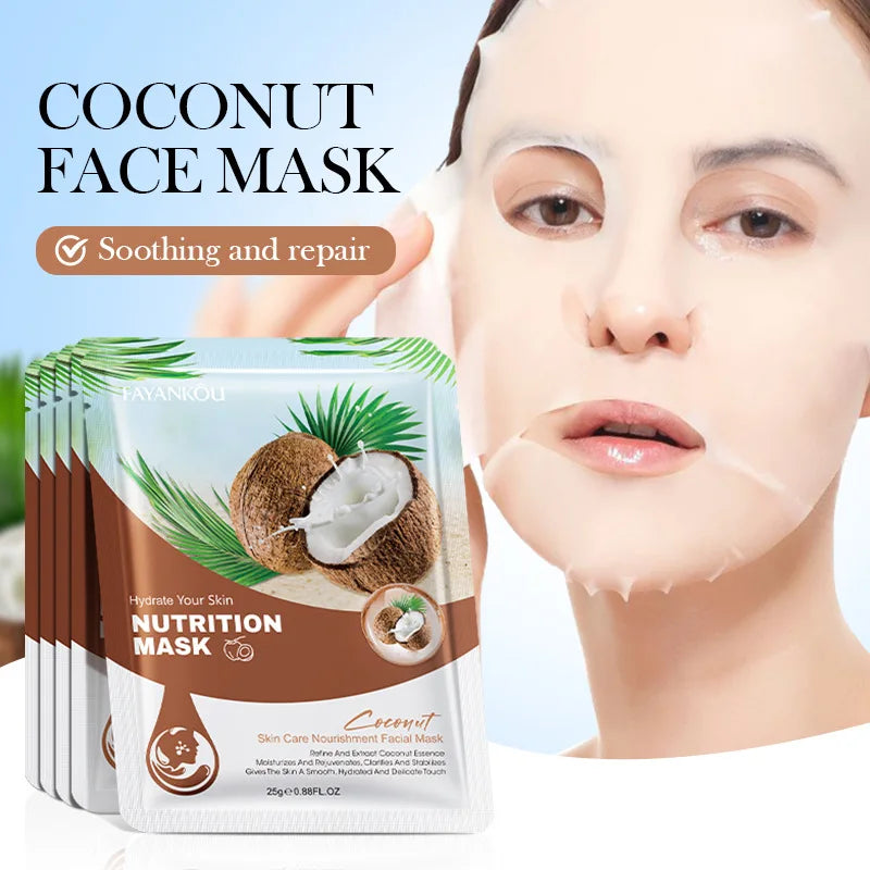 Fruit Facial Sheet Masks — Moisturizing 10 Pack