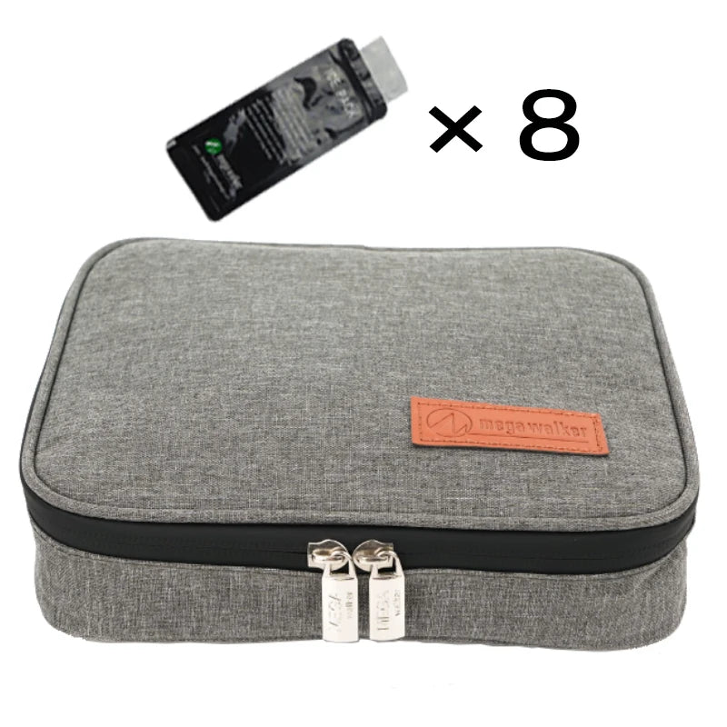 MegaWalke Insulin Cooler Bag – Portable Insulated Diabetic Travel Case with Aluminum Foil Lining
