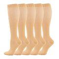 Women's Medical Compression Socks 20-30mmHg – 5 Pairs Varicose Veins, Diabetes, Nurse & Sports Running