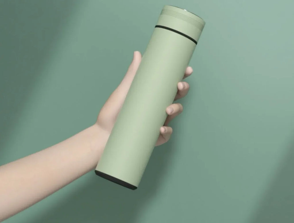 Trebalena 500ml Temperature Display Vacuum Thermos Bottle – 304 Medical-Grade SS, 24Hr Hot & Cold, Touch Temp Lid, 8 Colors