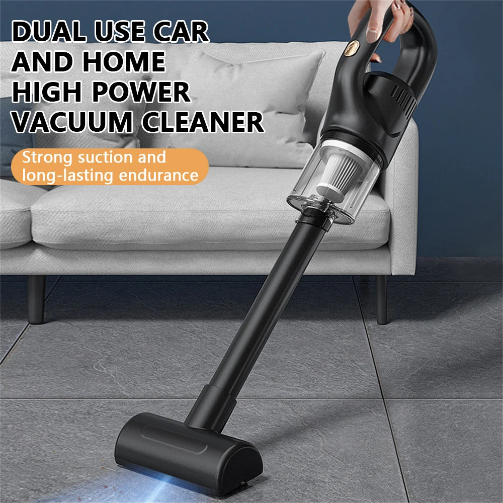 Wireless Cordless Handheld Vacuum Cleaner – 50000Pa Strong Suction for Car, Home & Pet Hair