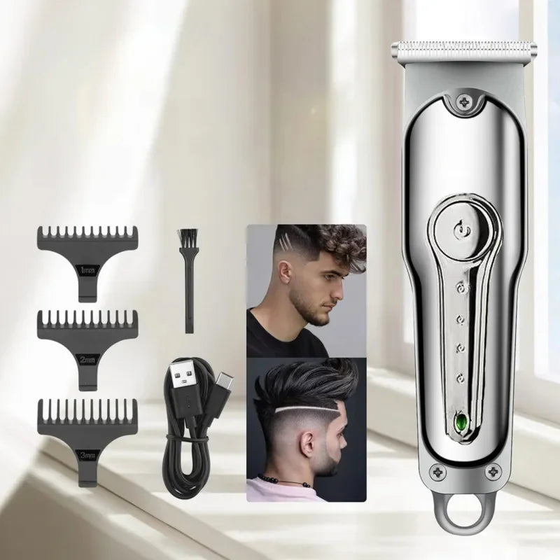 VGR V-071 Professional Hair Clipper – Rechargeable Cordless Trimmer for Men with Guide Combs