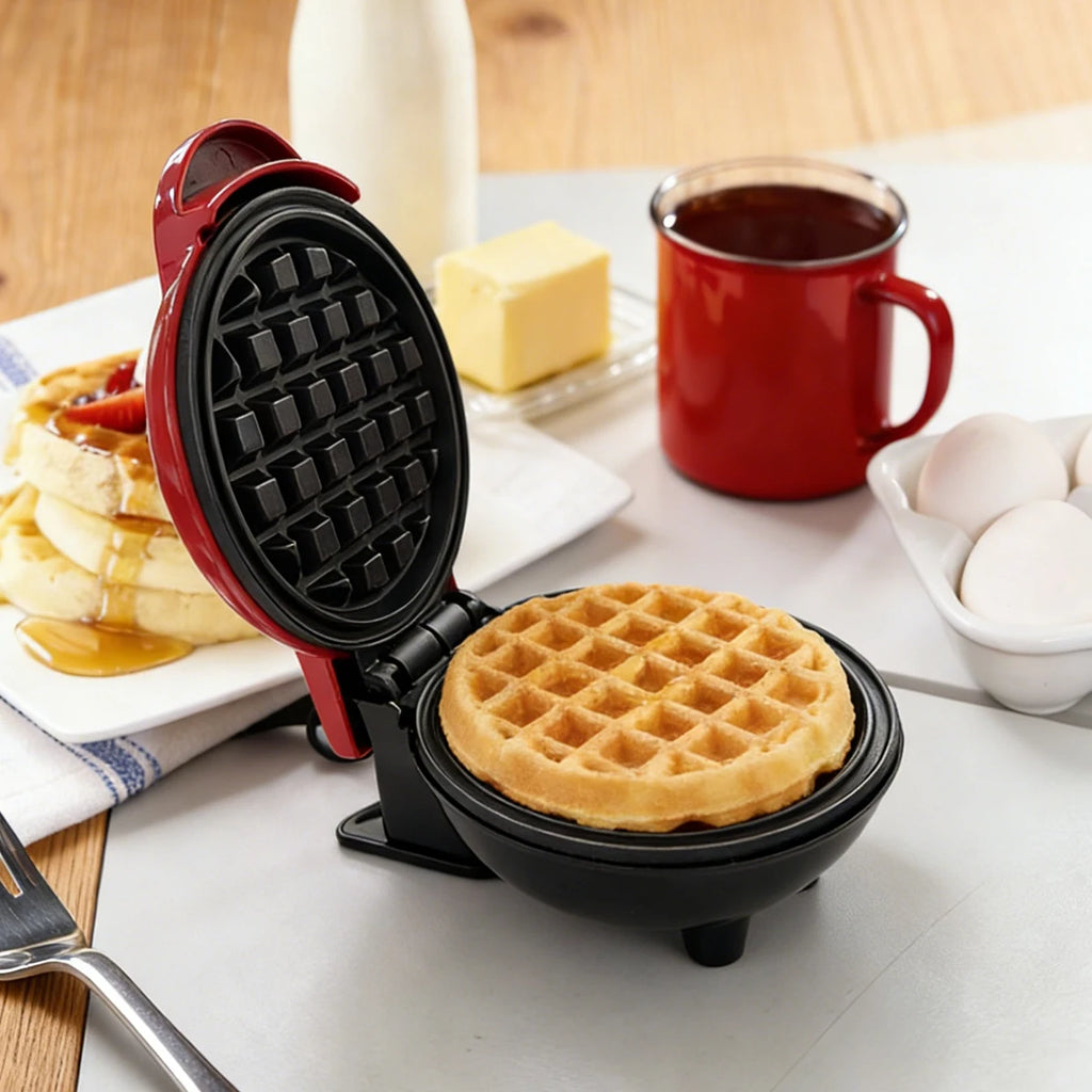 Mini Waffle & Sandwich Cake Baking Machine — Fully Automatic Multifunctional Electric Pan