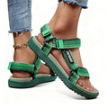Women's Fashion Peep-Toe Flat Sandals – Casual Beach Holiday Shoes