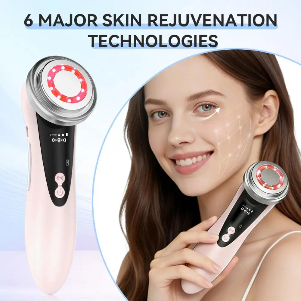 EMS Microcurrent Facial Massager – Portable Daily Skin Tightening, Lifting & Firming Beauty Device