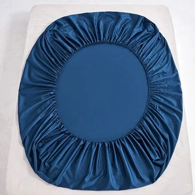 600TC Lyocell Bedding Set – Silky Soft Duvet Cover with Bed Sheet & Pillowcases, 13 Colors & 6 Sizes