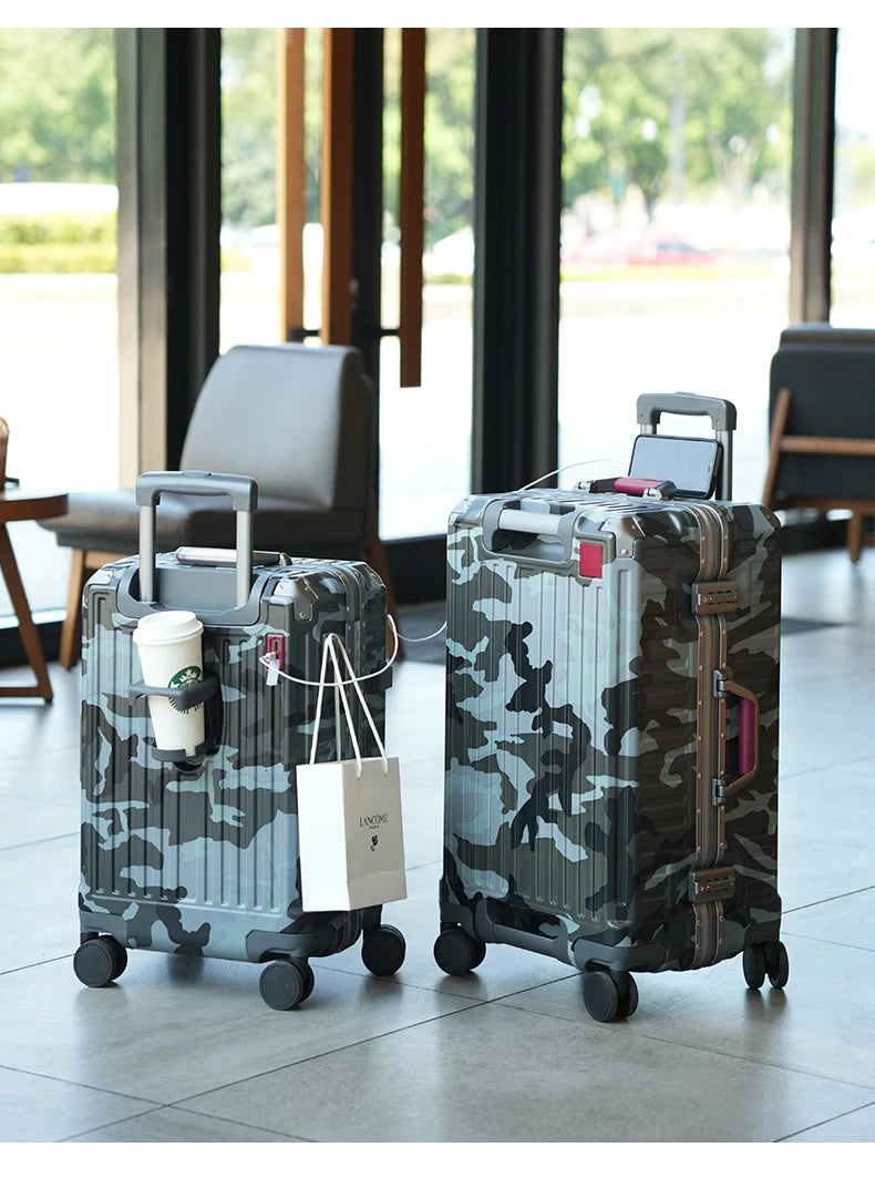 PC Wide-Handle Carry-On Luggage – 20–30 Inch