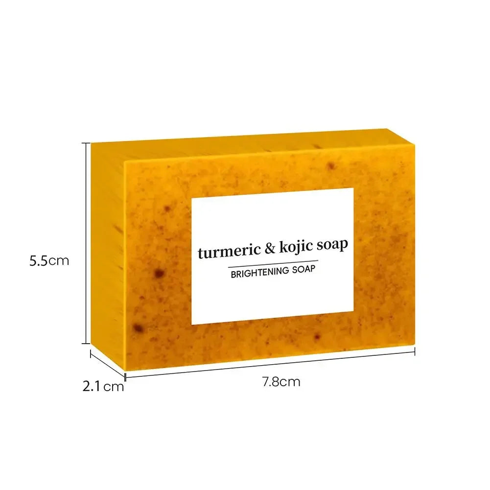 Turmeric Lemon Kojic Acid Soap Bar – Brightening, Dark Spot & Acne Facial & Body Soap